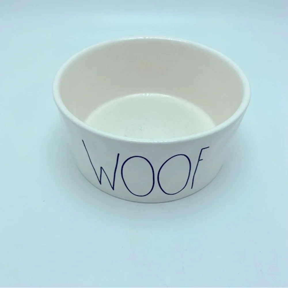 Rae Dunn WOOF Large Dog Bowl